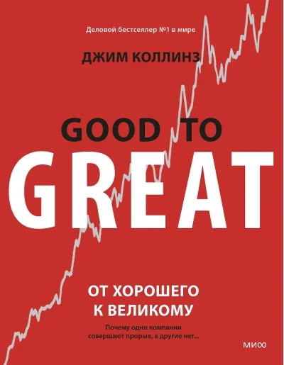 Обложка книги «От хорошего к великому. Почему одни компании совершают прорыв, а другие нет…»