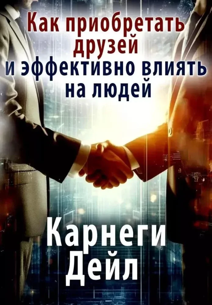 Обложка книги «Как приобретать друзей и эффективно влиять на людей. Дейл Карнеги»
