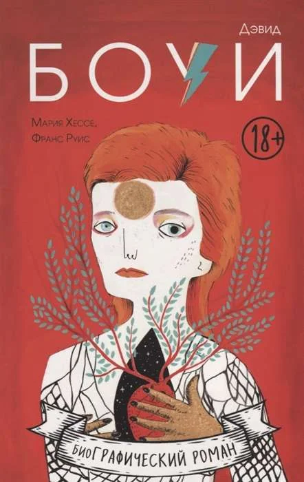 Обложка книги «Дэвид Боуи. Биография в комиксах»