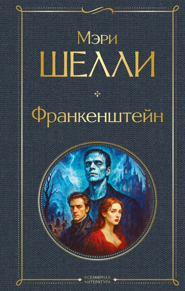Обложка книги «Франкенштейн, или Современный Прометей»