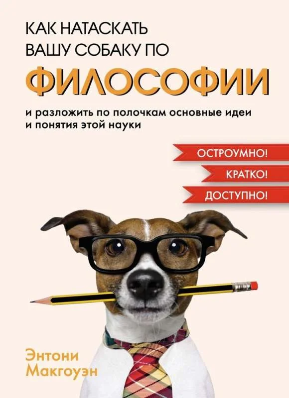 Обложка книги «Как натаскать вашу собаку по ФИЛОСОФИИ и разложить по полочкам основные идеи и понятия этой науки»