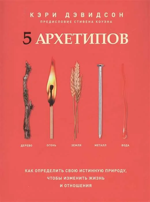 Обложка книги «5 архетипов. Дерево. Огонь. Земля. Металл. Вода. Как определить свою истинную природу, чтобы изменить жизнь и отношения»