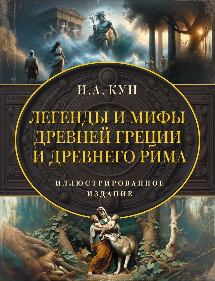 Обложка книги «Легенды и мифы Древней Греции и Древнего Рима»
