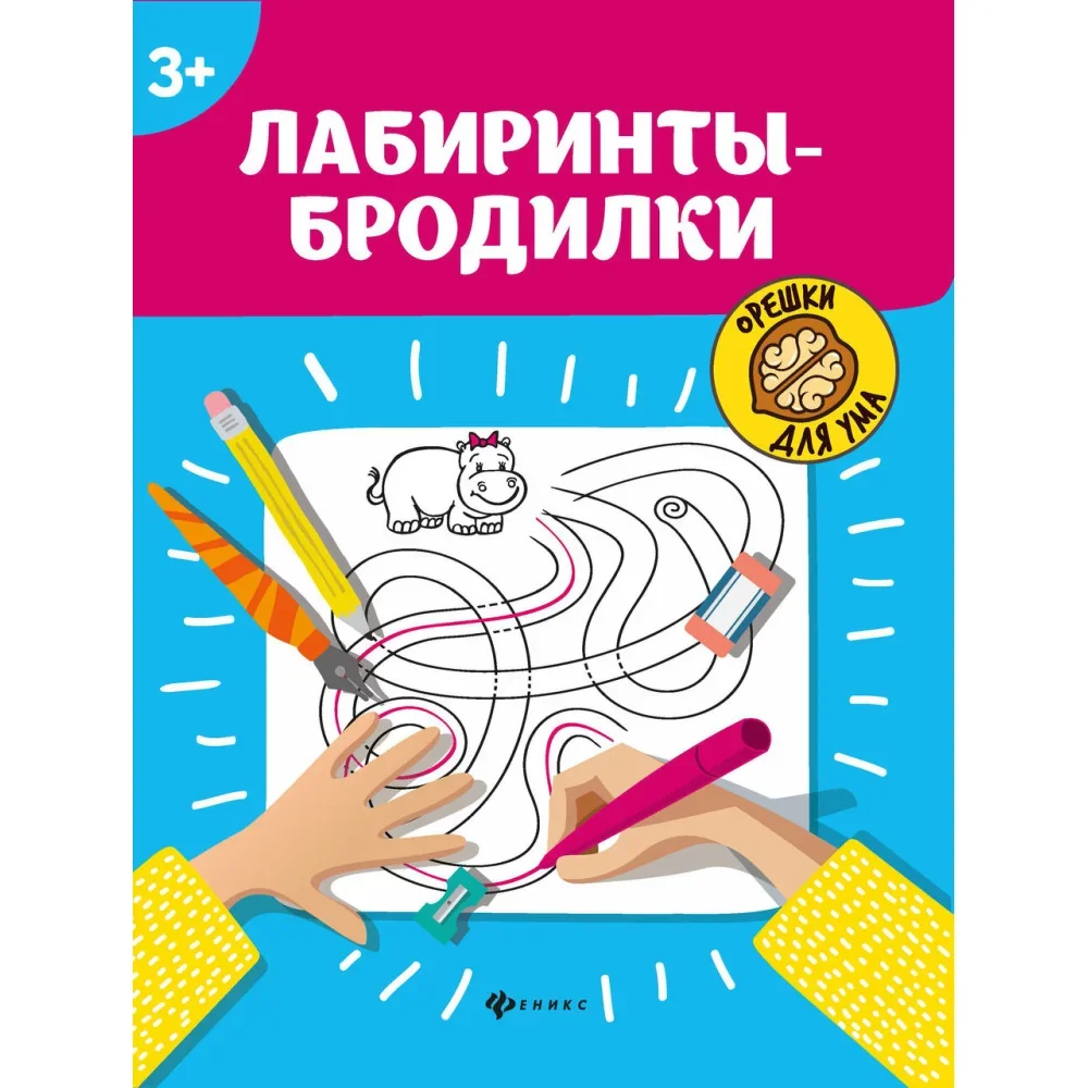Обложка книги «Лабиринты-бродилки: 3+»