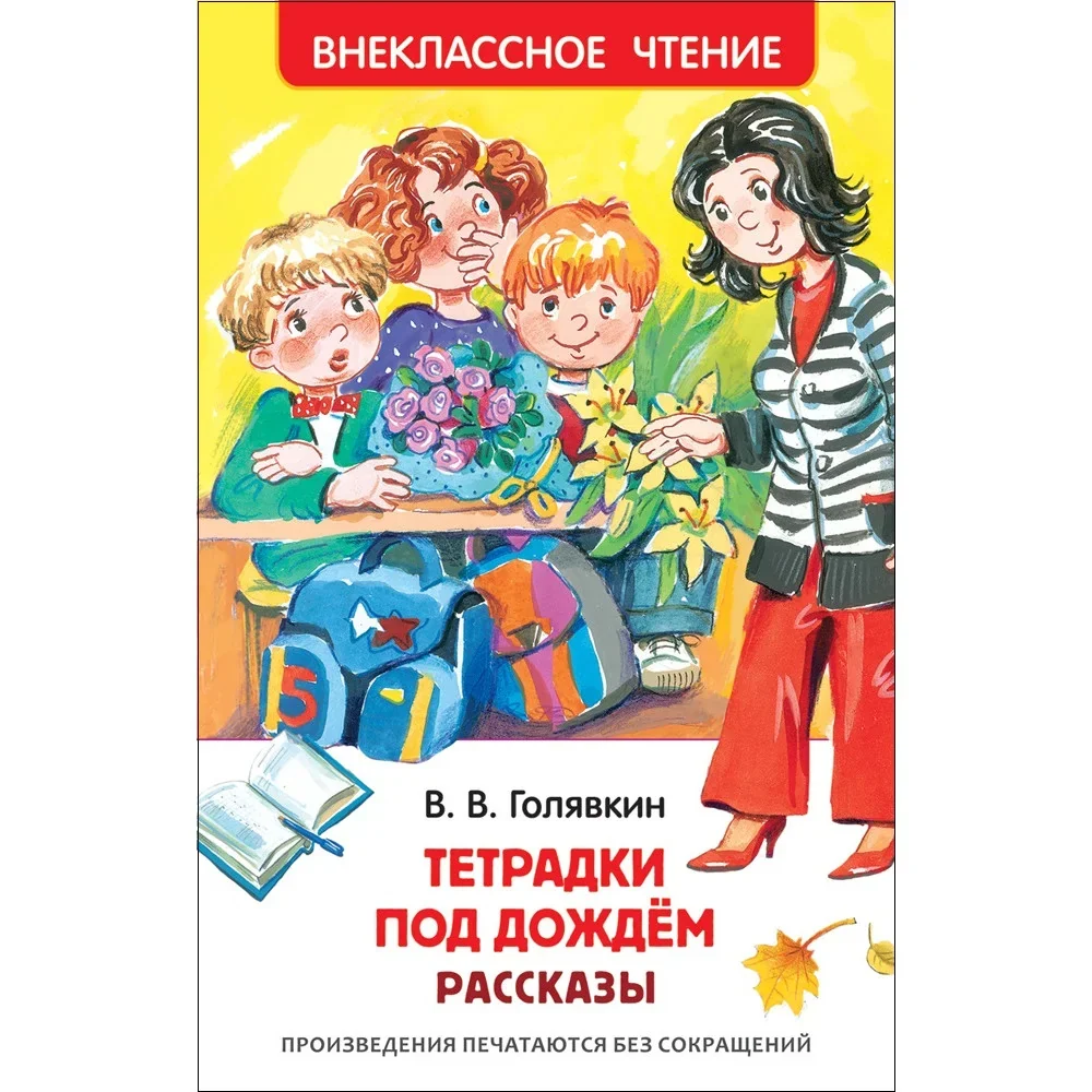 Обложка книги «Тетрадки под дождём. Внеклассное чтение»