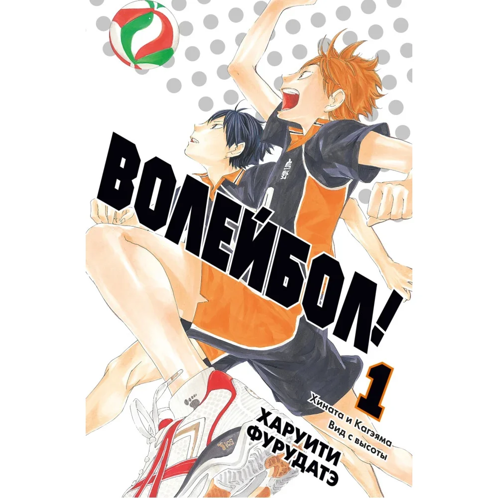 Обложка книги «Волейбол! Книга 1. Хината и Кагэяма. Вид с высоты»