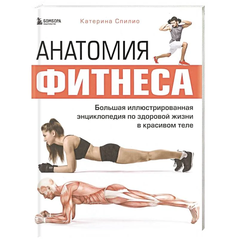 Обложка книги «Анатомия фитнеса. Большая иллюстрированная энциклопедия по здоровой жизни в красивом теле»