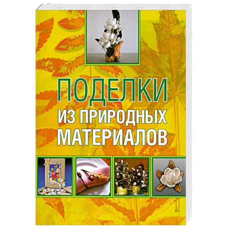 Обложка книги «Поделки из природных материалов»