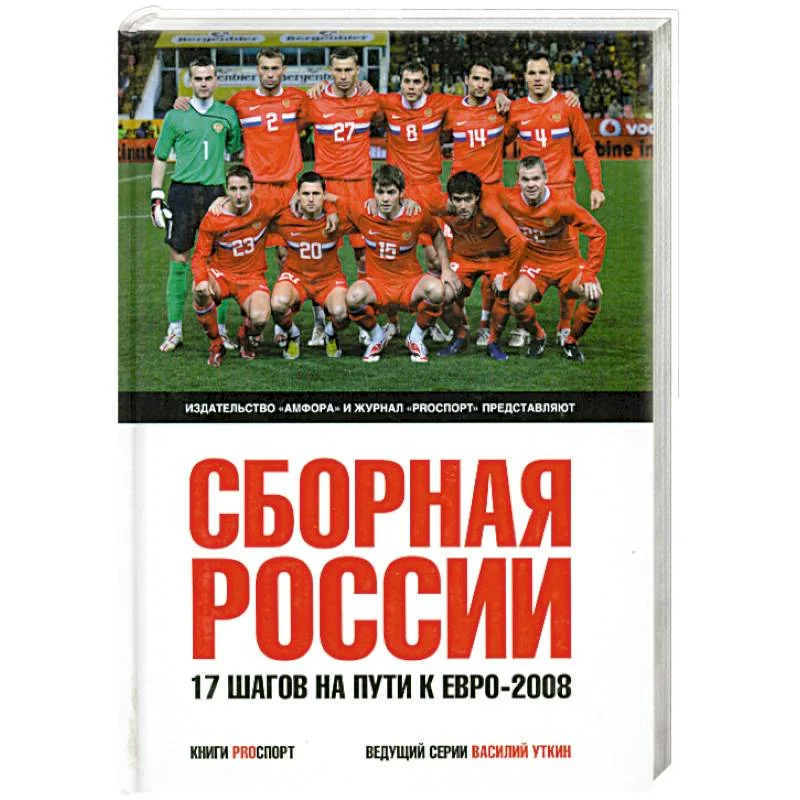 Обложка книги «Сборная России. 17 шагов на пути к Евро-2008»