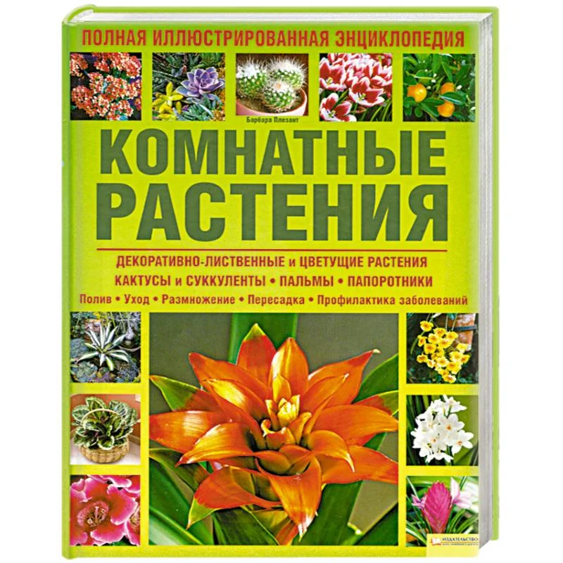 Обложка книги «Комнатные растения. Полная иллюстрированная энциклопедия»