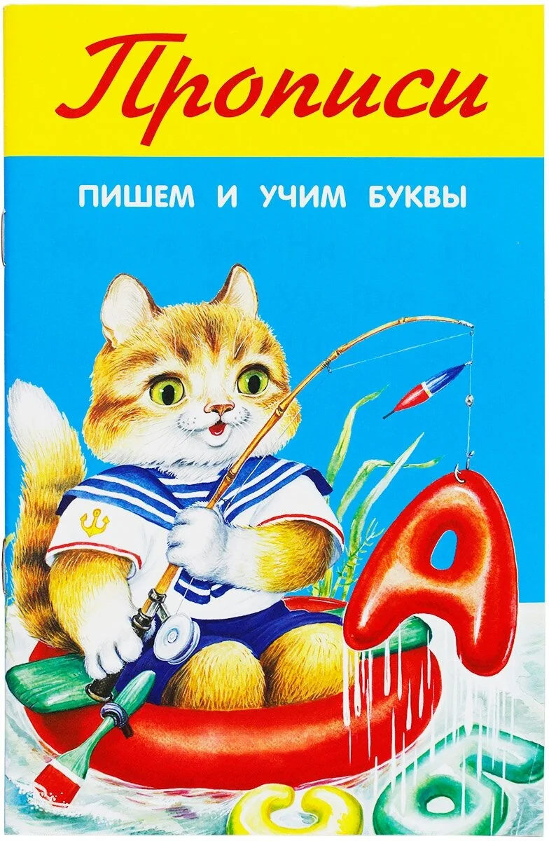 Обложка книги «Пишем и учим буквы»