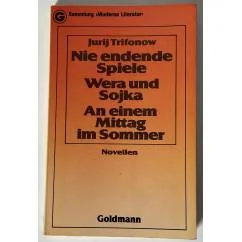 Обложка книги «Nie endende Spiele. Novellen / Бесконечные игры. Рассказы»