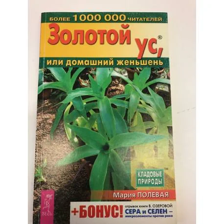 Обложка книги «Золотой ус, или домашний женьшень»