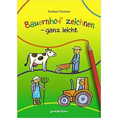 Обложка книги «Bauernhof zeichnen - ganz leicht»
