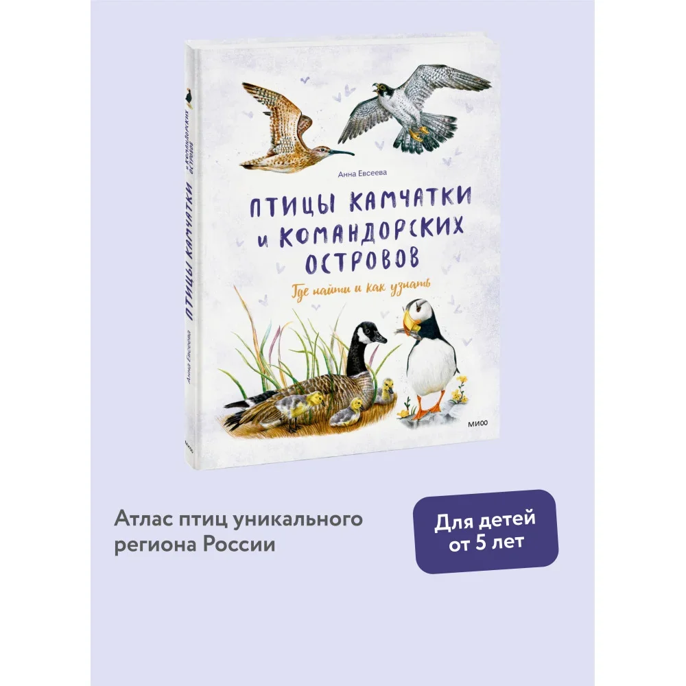 Обложка книги «Птицы Камчатки и Командорских островов. Где найти и как узнать»
