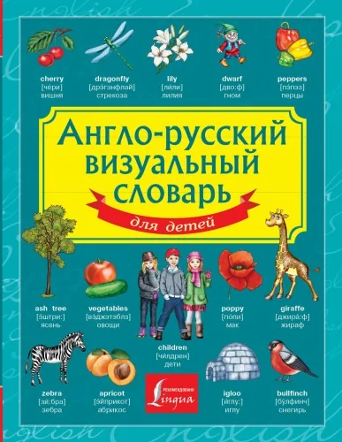 Обложка книги «Англо-русский визуальный словарь для детей»