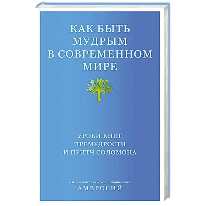 Обложка книги «Как быть мудрым в современном мире. Уроки книг премудрости ияё притч Соломона. Митрополит Амвросий (Подобедов)»