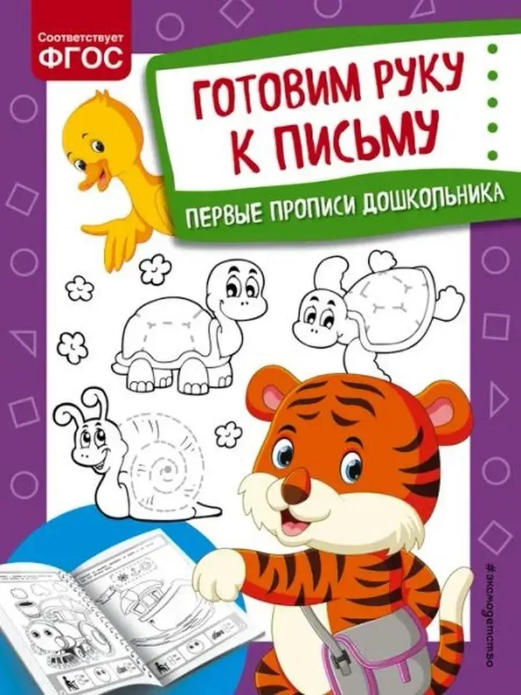 Обложка книги «Готовим руку к письму»