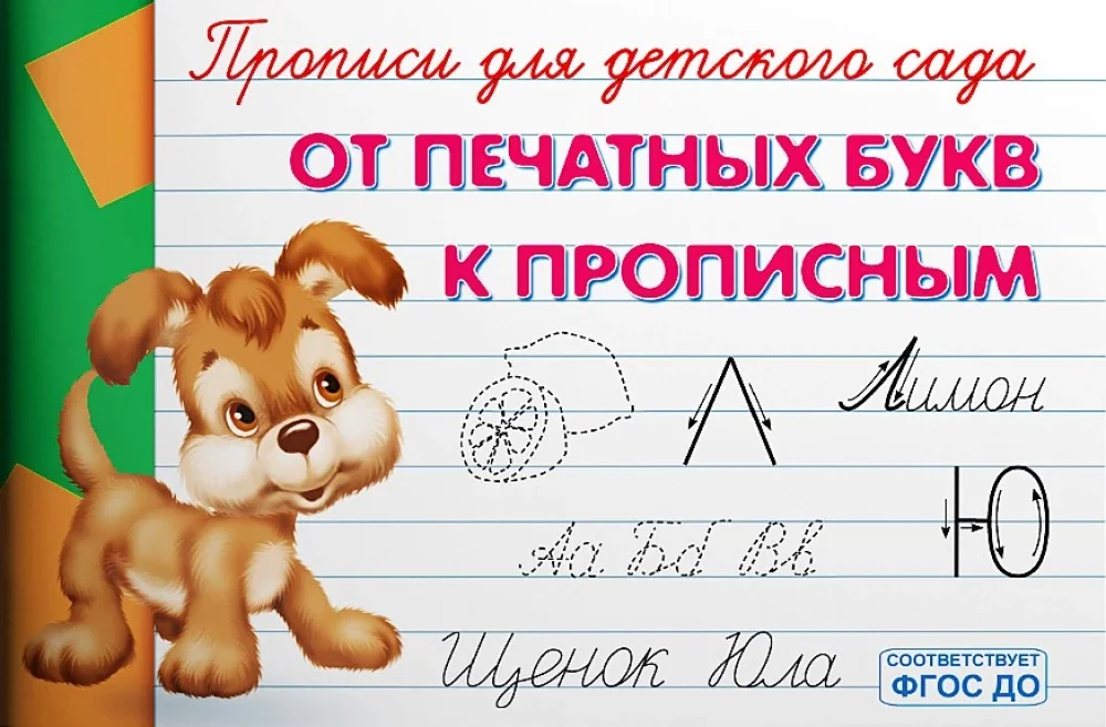 Обложка книги «От печатных букв к прописным»
