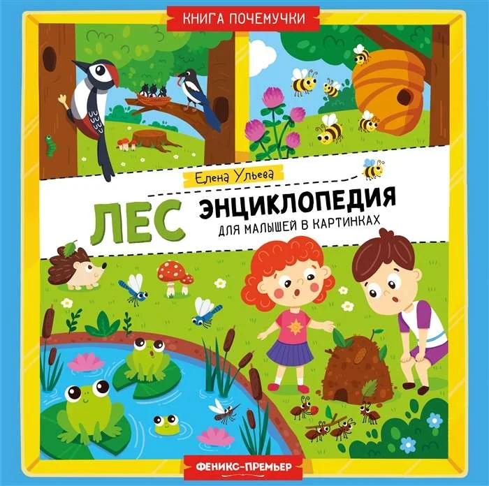 Обложка книги «Лес. Энциклопедия для малышей в картинках»