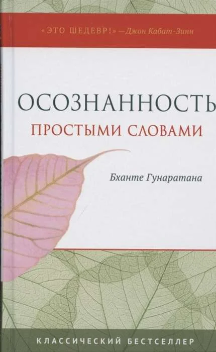 Обложка книги «Осознанность простыми словами»