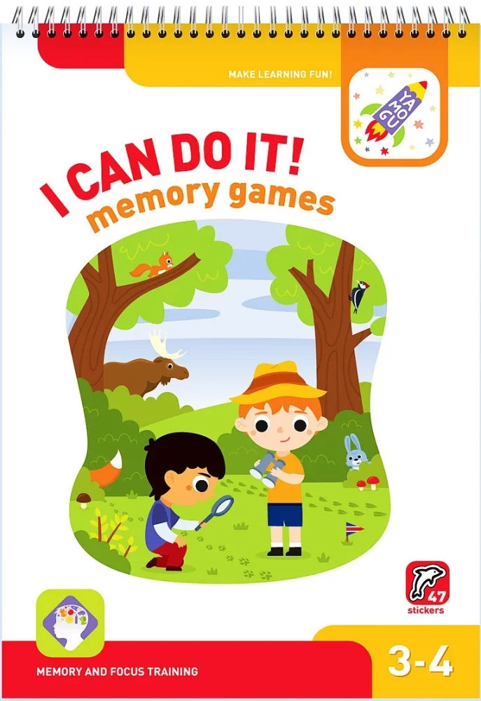 Обложка книги «I Can Do It! Memory Games. Age 3-4 (Я могу запоминать! 3-4 года)»