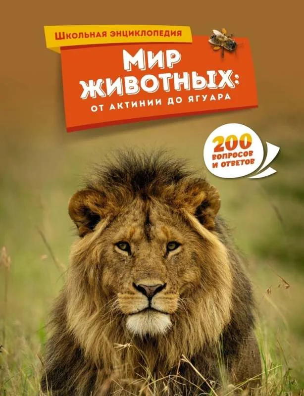 Обложка книги «Мир животных: От актинии до ягуара»