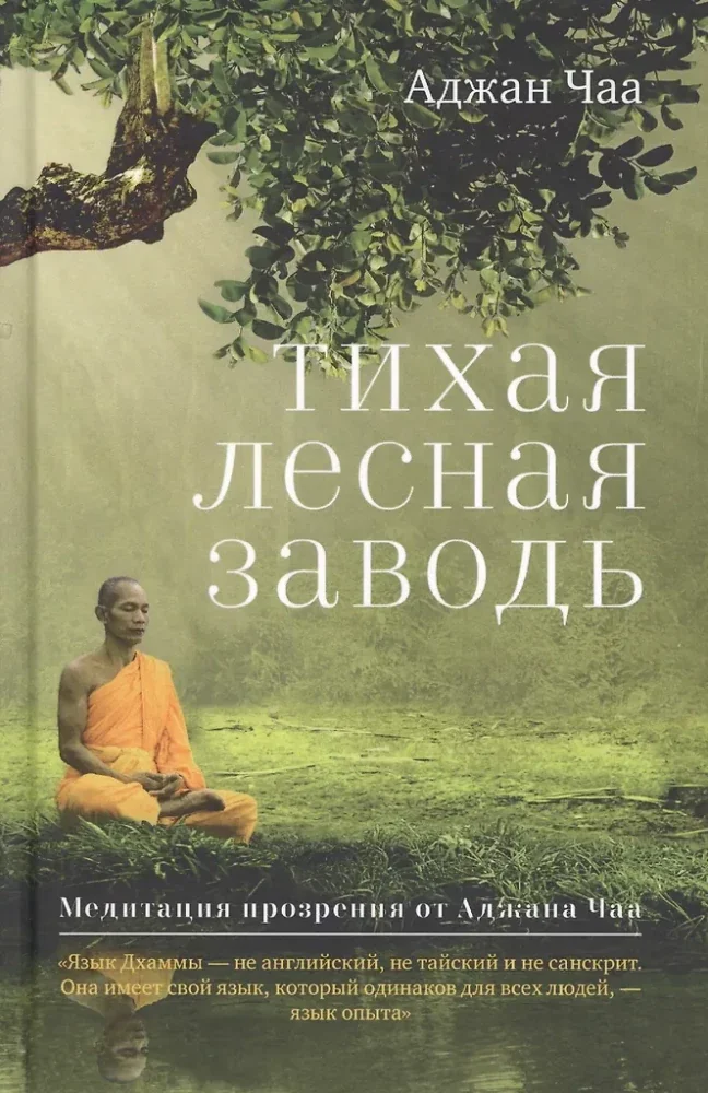 Обложка книги «Тихая лесная заводь. Медитация прозрения от Аджана Чаа»