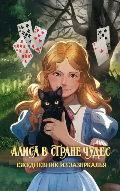 Обложка книги «Алиса в Стране чудес. Ежедневник из Зазеркалья»
