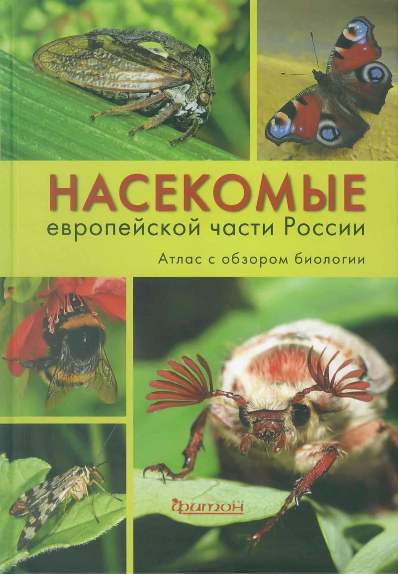 Обложка книги «Насекомые европейской части России. Атлас с обзором биологии»