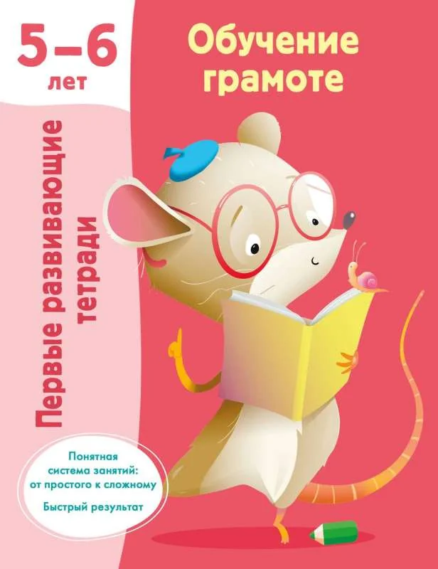 Обложка книги «Обучение грамоте. 5-6 лет»