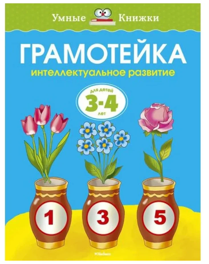 Обложка книги «Грамотейка. Интеллектуальное развитие детей 3-4 лет»