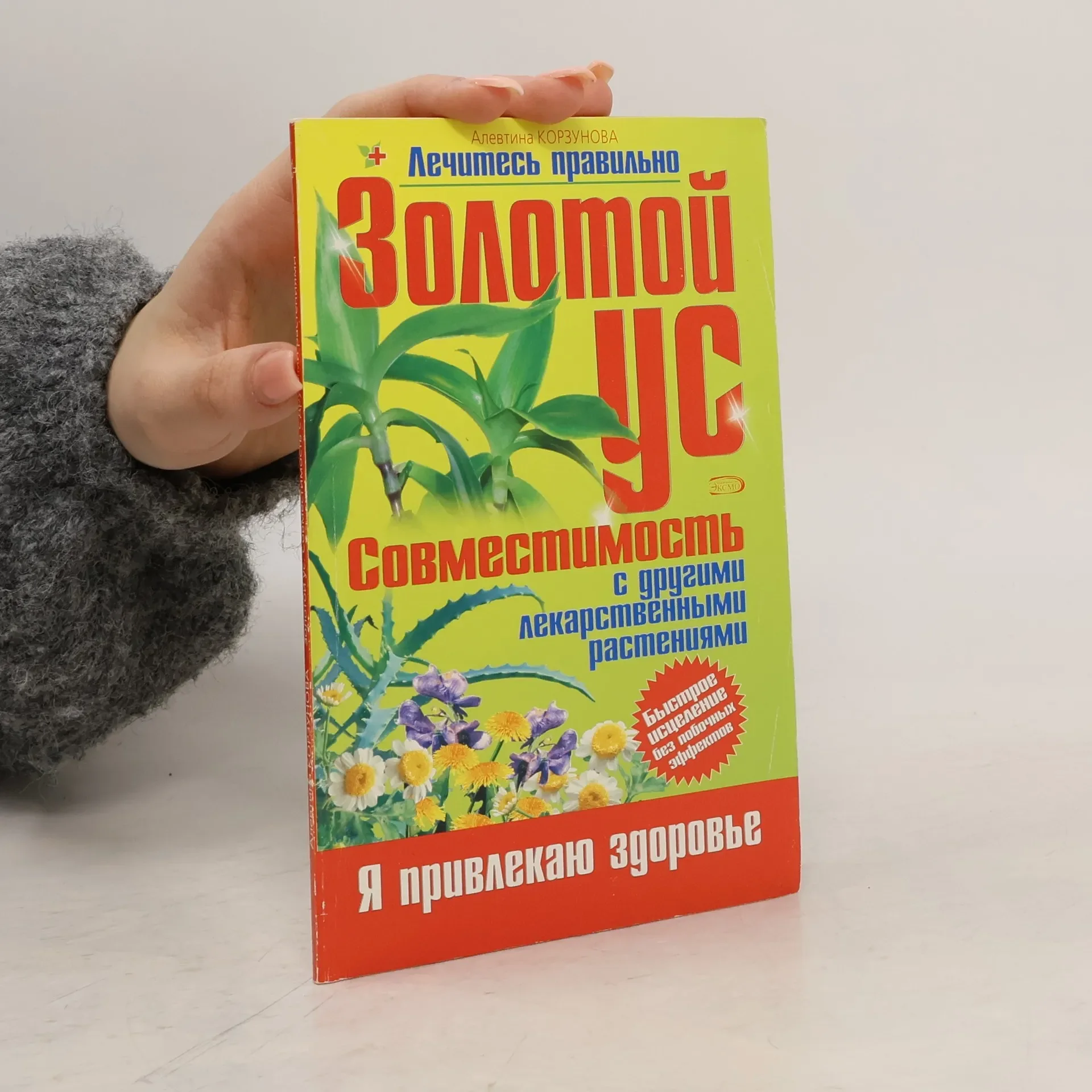 Обложка книги «Золотой ус. Совместимость с другими лекарственными растениями»