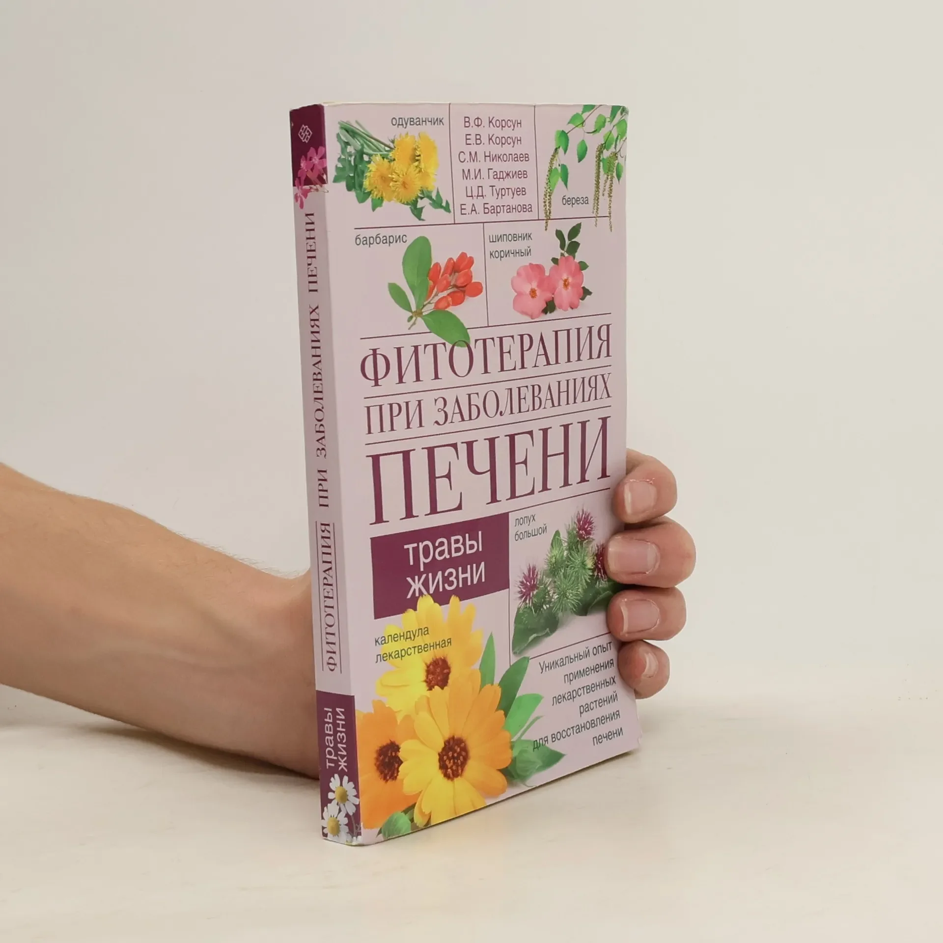 Обложка книги «Фитотерапия при заболеваниях печени. Травы жизни»
