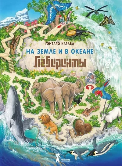 Обложка книги «На Земле и в океане. Лабиринты»