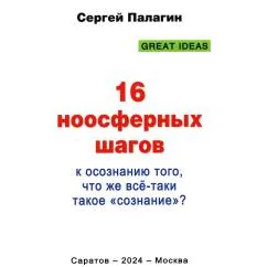 Обложка книги «16 ноосферных шагов к осознанию того, что же все-таки такое "сознание". Первый ноосферный учебник по когнитологии»