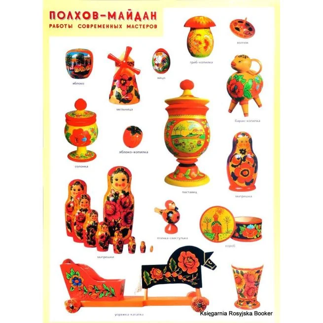 Обложка книги «Плакат. Полхов-майдан. Работы современных мастеров»