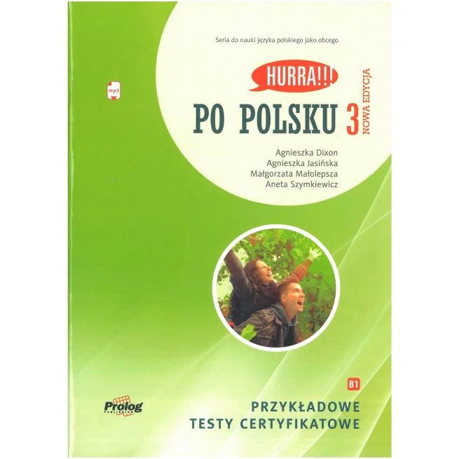 Обложка книги «Hurra! Po polsku 3. Przykładowe testy certyfikatowe»