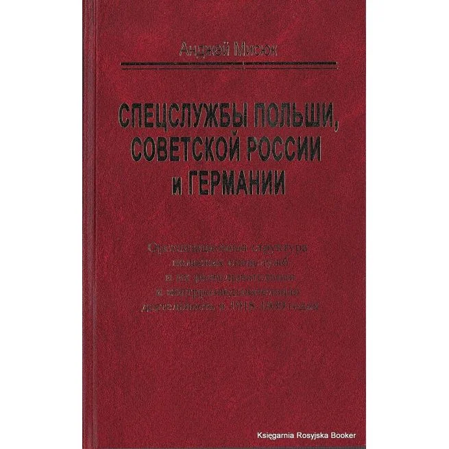 Обложка книги «Спецслужбы Польши, Советской России и Германии»