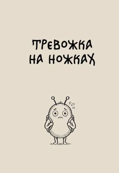 Обложка книги «Блокнот. Тревожка на ножках»