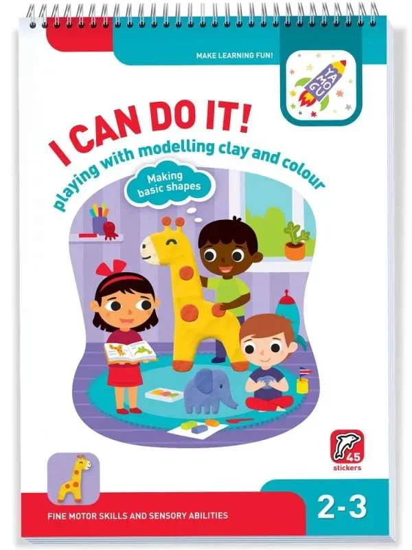 Обложка книги «I Can Do It! Playing with Modelling Clay and Colour. Age 2-3 (Я могу лепить и рисовать! Картинки из пластилина. 2-3)»