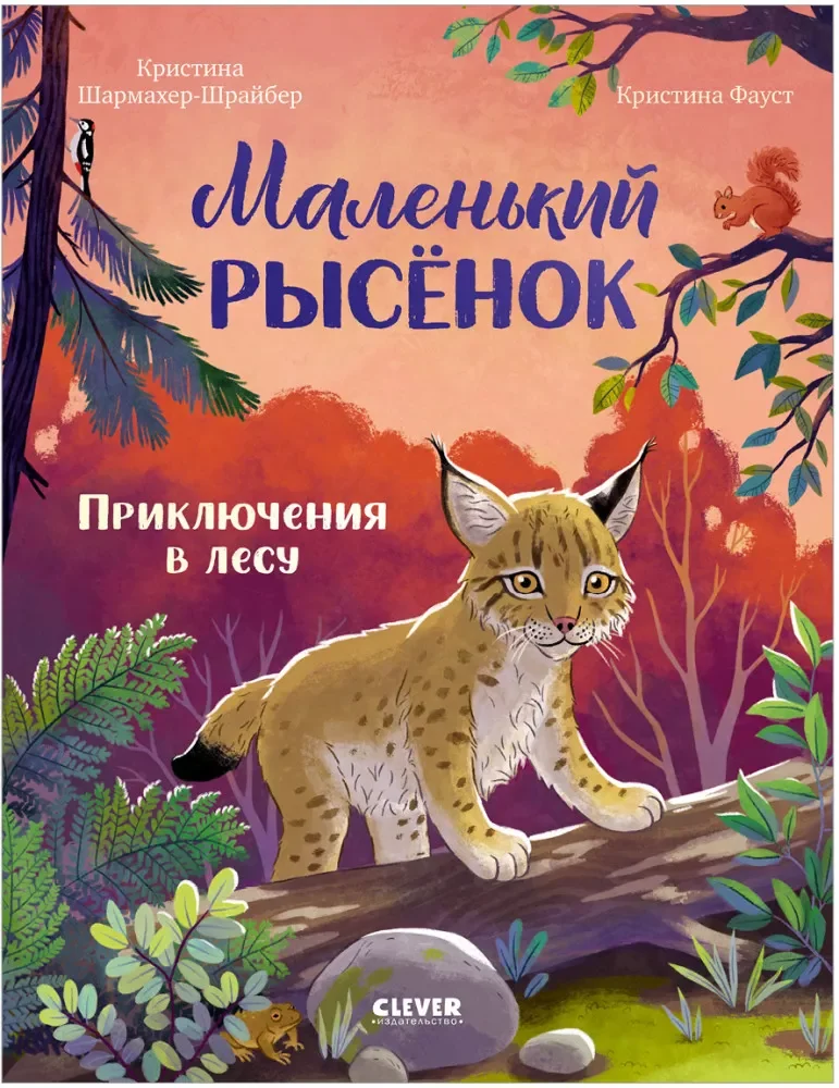Обложка книги «Маленький рысенок. Приключения в лесу»