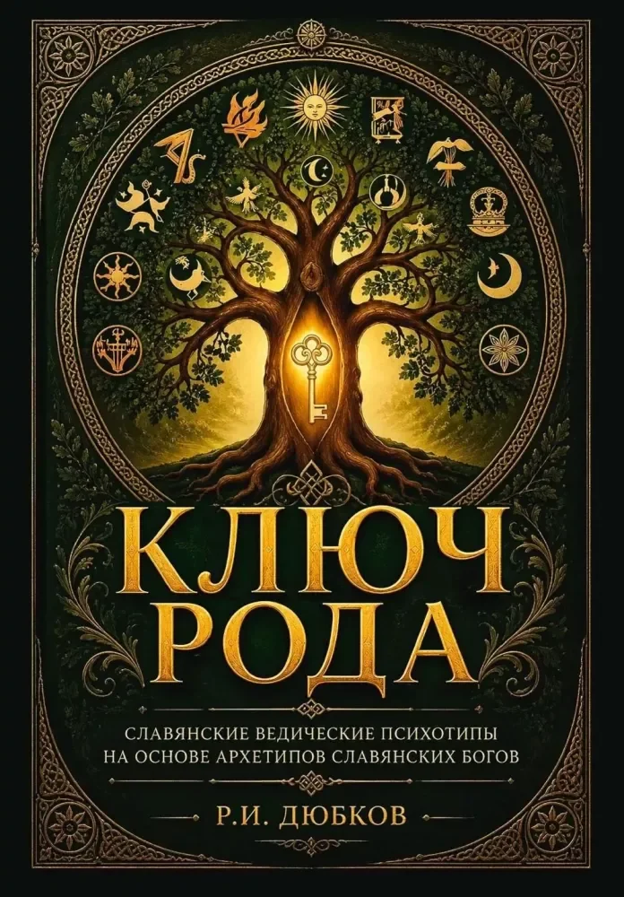 Обложка книги «Ключ рода. Славянские ведические психотипы на основе архетипов славянских богов»