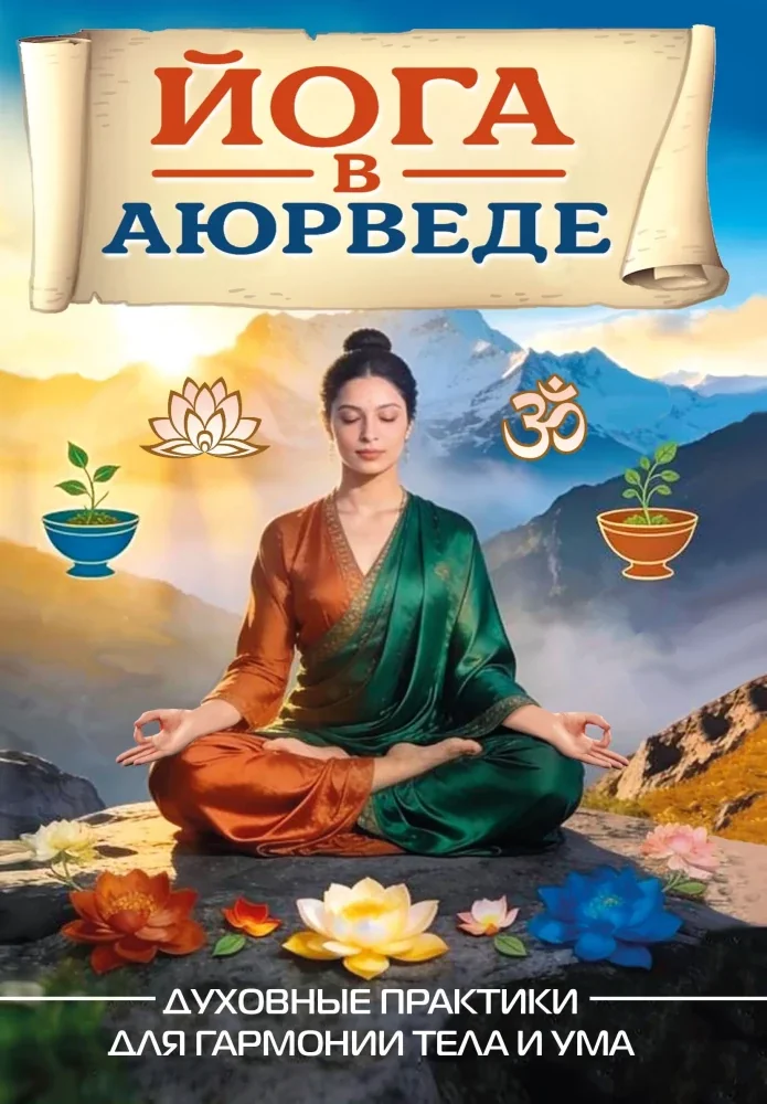 Обложка книги «Йога в аюрведе. Духовные практики для гармонии тела и ума»
