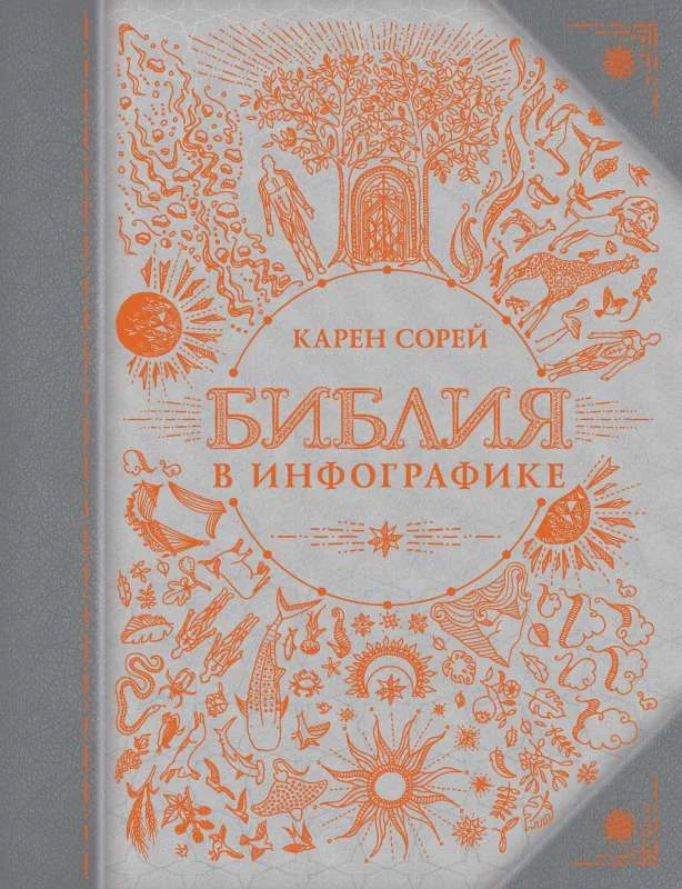 Обложка книги «Библия в инфографике»