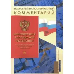 Обложка книги «Подробный иллюстрированный комментарий к Конституции РФ»