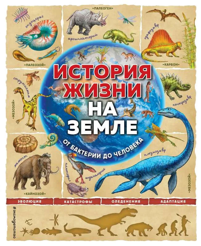 Обложка книги «История жизни на Земле»