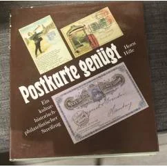 Обложка книги «Postkarte genügt»