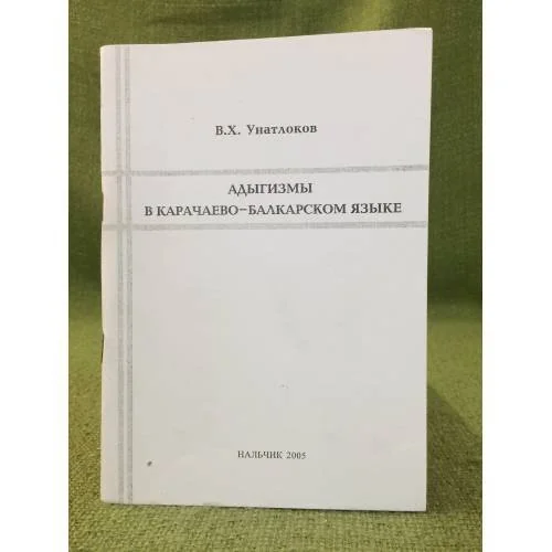 Обложка книги «Адыгизмы в Карачаево-Балкарском языке. Учебное пособие»