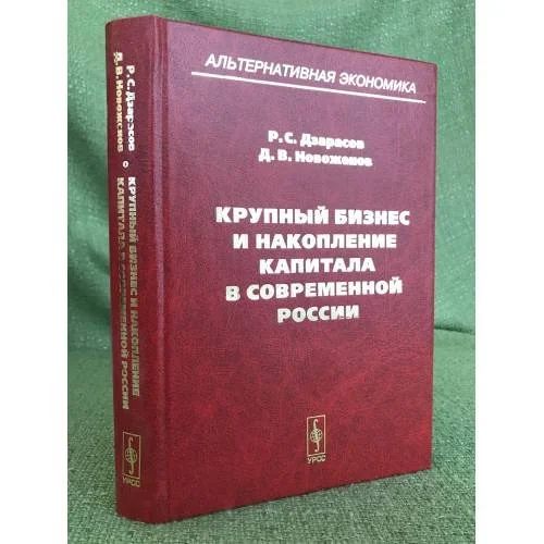 Обложка книги «Крупный бизнес и накопление капитала в современной России. 2-е изд»